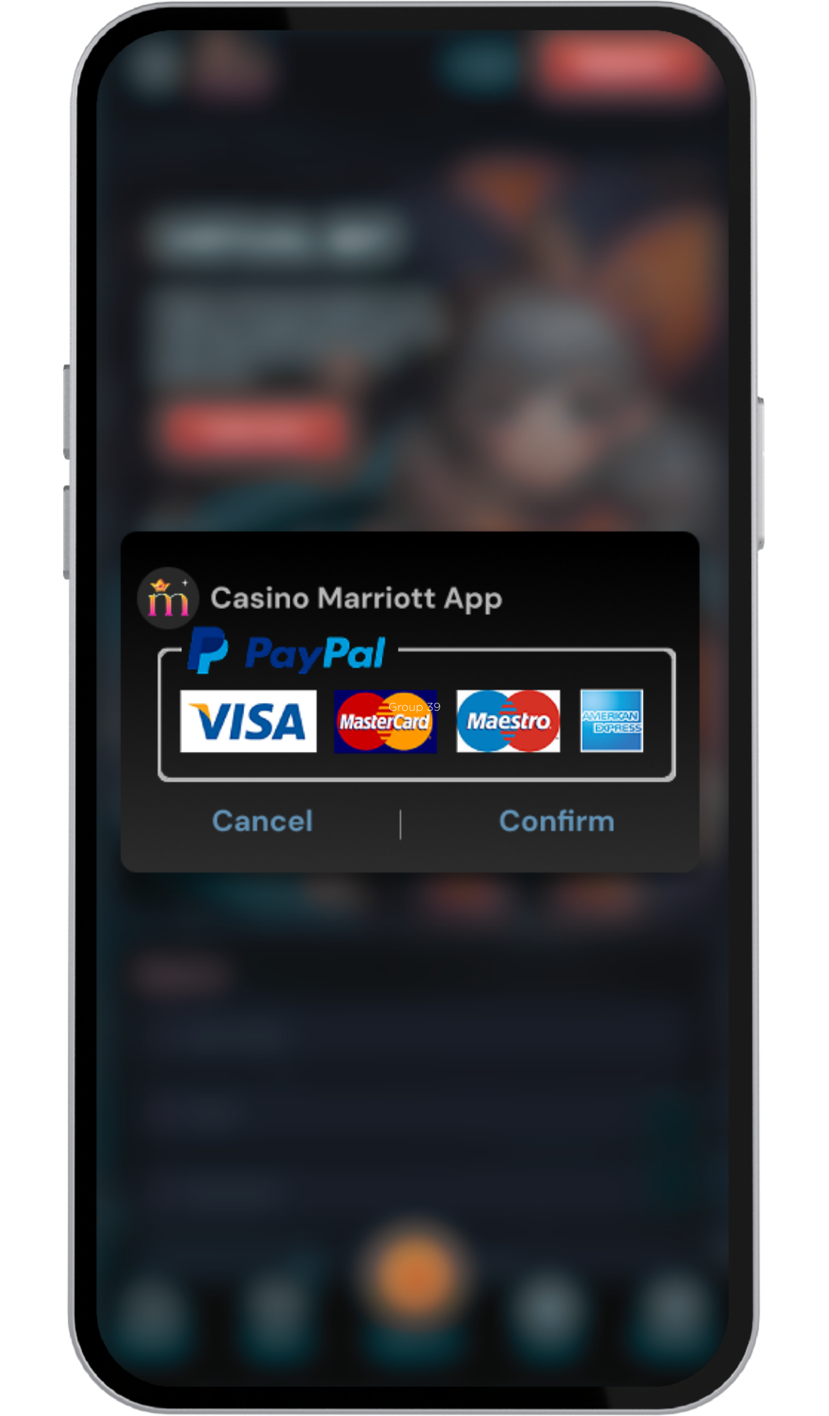 Casino Marriott Payment method